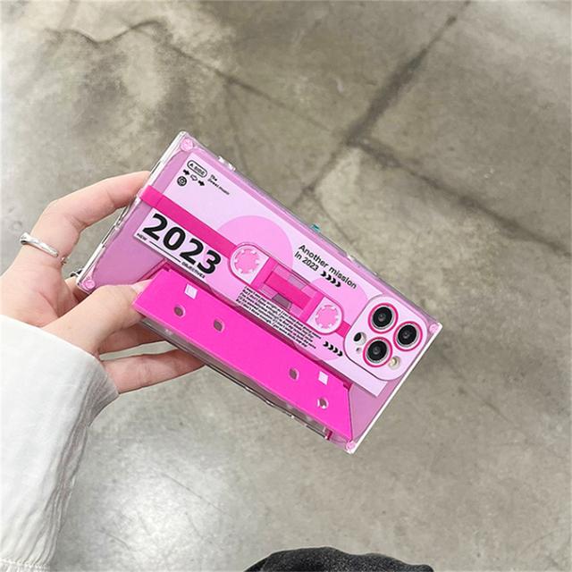 

Роскошный квадратный чехол для телефона с 3d кронштейном в стиле ретро для Iphone 14 13 12 Pro Max 11, стильная подставка, противоударная мягкая задняя крышка, принципиально For iPhone 13