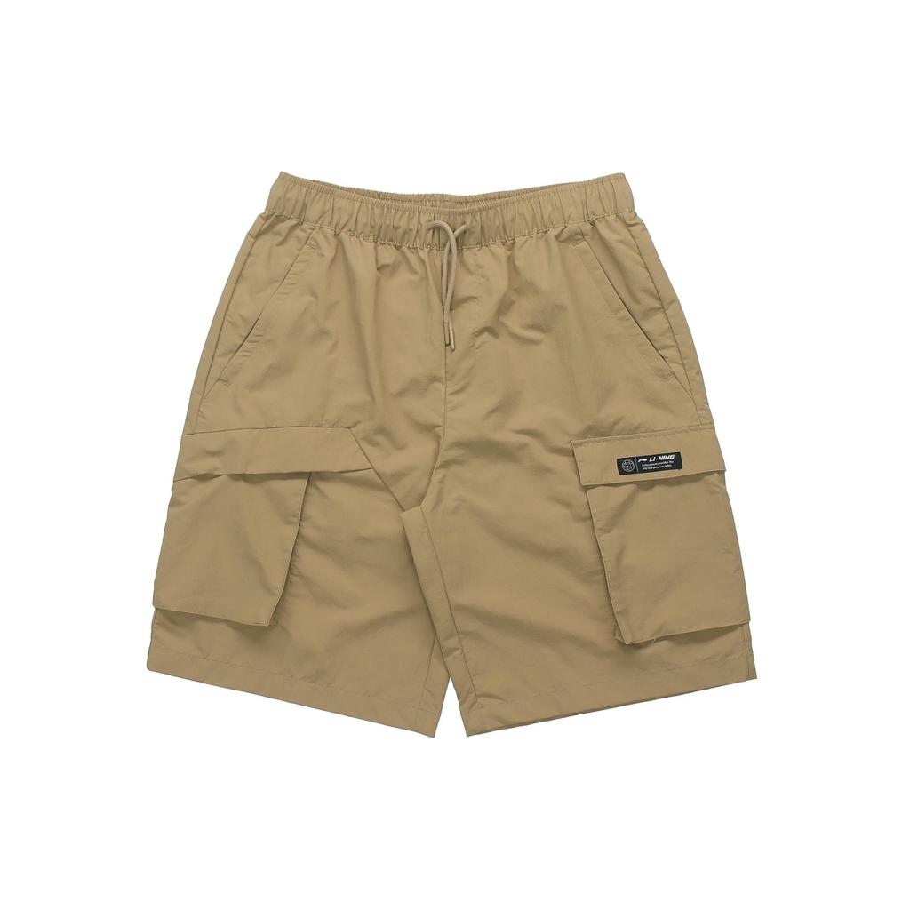 Li Ning Sports Fashion Collection Shorts Men's Khaki AKSR527-2
