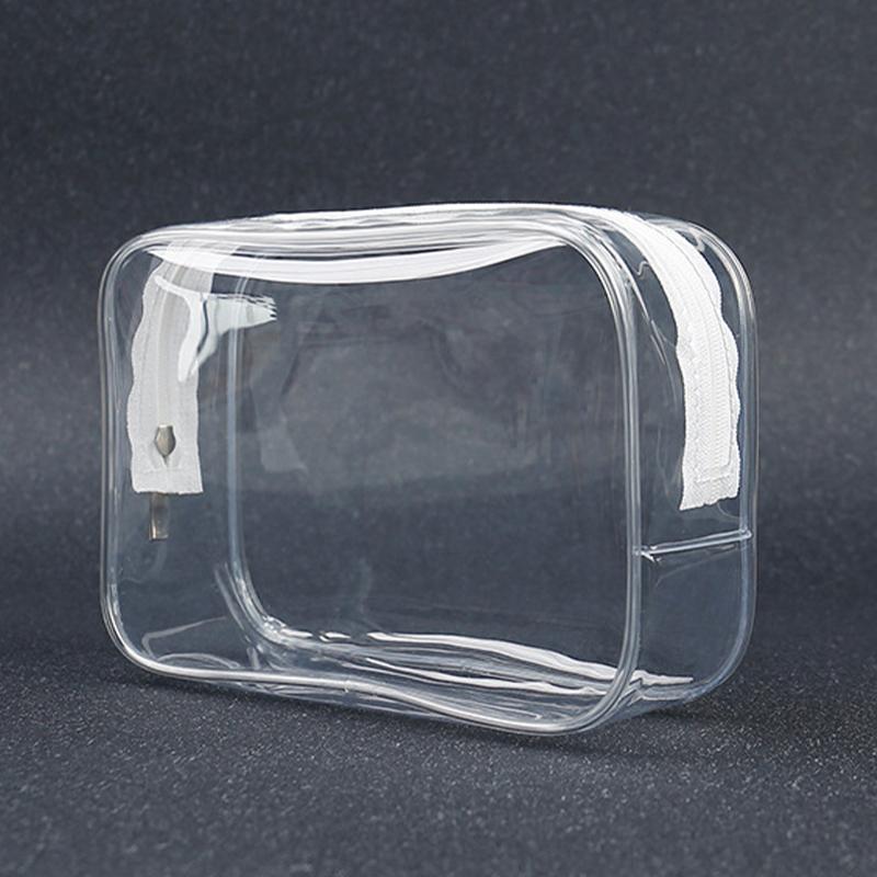 1Pc Women Travel Clear Makeup Bag Organizer Transparent Pvc Cosmetic Bags Beauty Toiletry Make Up Pouch Wash Storage Bags Pouch