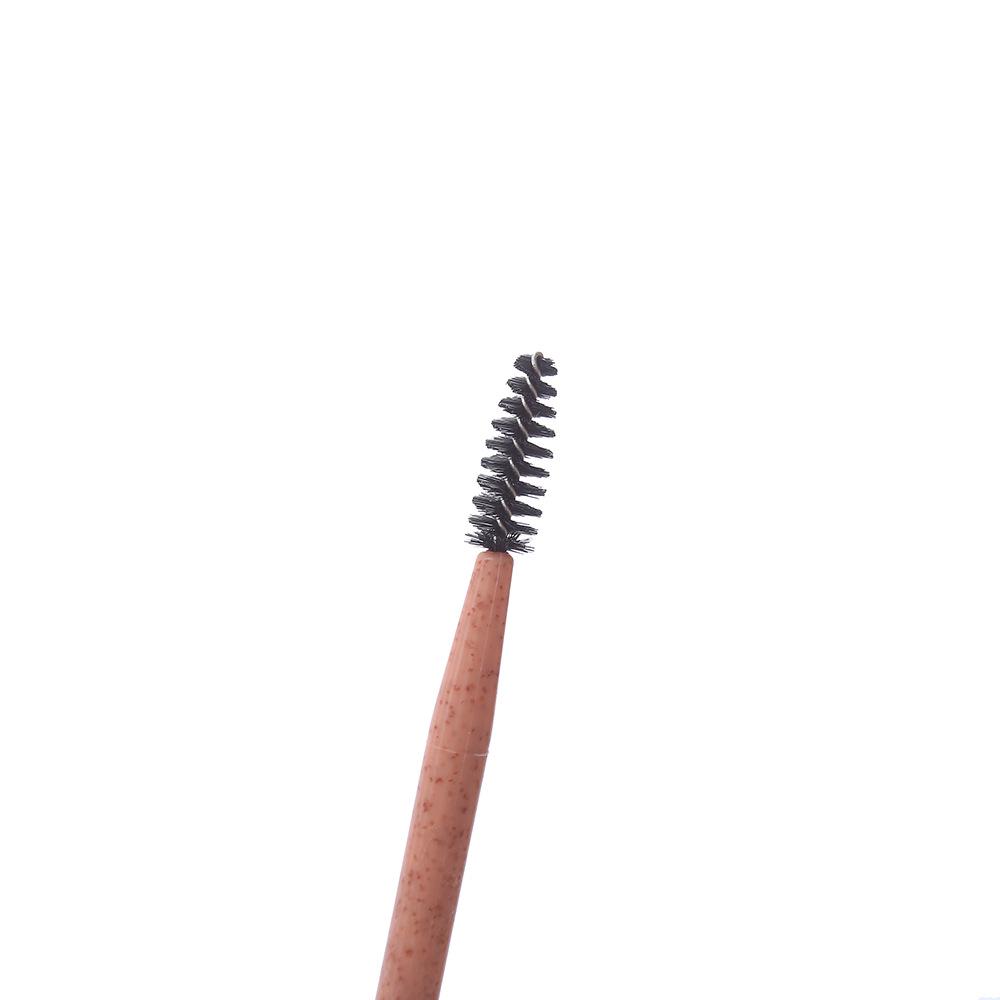 Portable Dual-Head Eyebrow & Eyelash Brush: Comb & Curl with One Tool for Effortless Beauty.