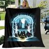 L-Lord of the Rings Printed blanket Flannel Warm Blanket Soft Comfortable Blanket Home Travel Blanket bed linings Birthday Gift