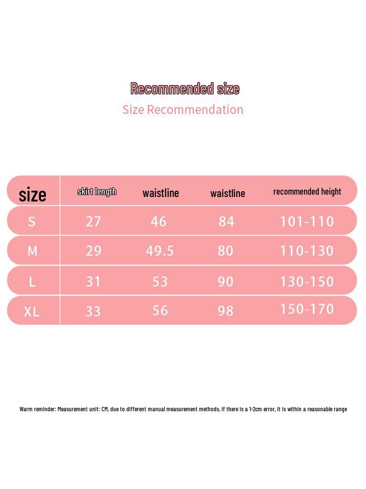 Mädchen Chiffon Elastischer Tanzrock – Leichte Übungskleidung