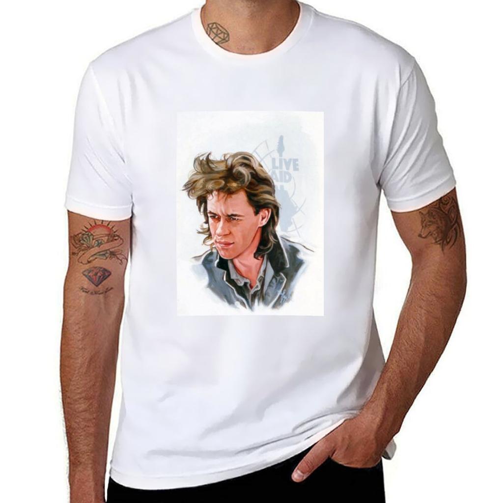 Bob Geldof TShirt Basic Comfort Fit TShirt for Men
