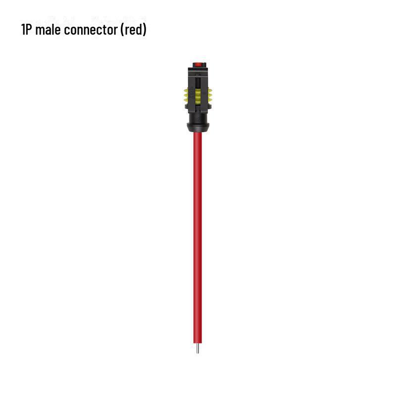 

Автомобильный жгут проводов серии 1.5: Водонепроницаемый соединитель с гнездом для штепсельной вилки 1.5 male-1P красный