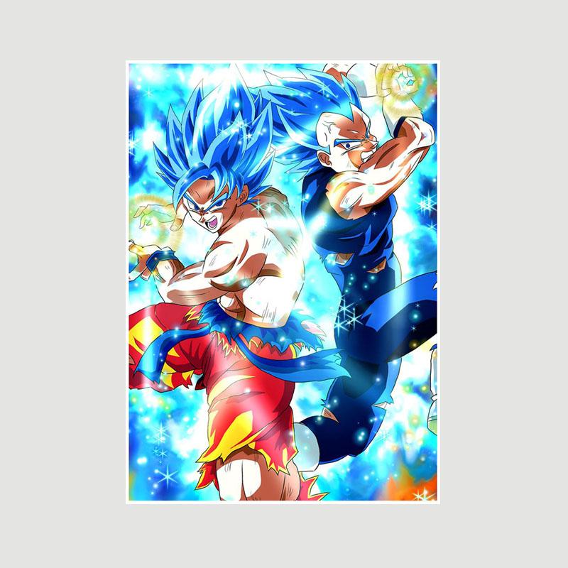 

Классические аниме-постеры Dragon Ball на белой бумаге, винтажные постеры, декор, HD-печать, настенная живопись, настенная живопись, интерьер, украшение гостиной, фотографии 42x30cm