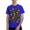 Solar System Space Planets Universe Men TShirt Plus Size T Shirts Mens Crew Neck Cotton Tees Short Summer Male