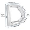84176752 Right Front Fog Light Outer Bezel Cover Trim Fit For GMC Sierra 1500 Denali SLT AT4    Silver
