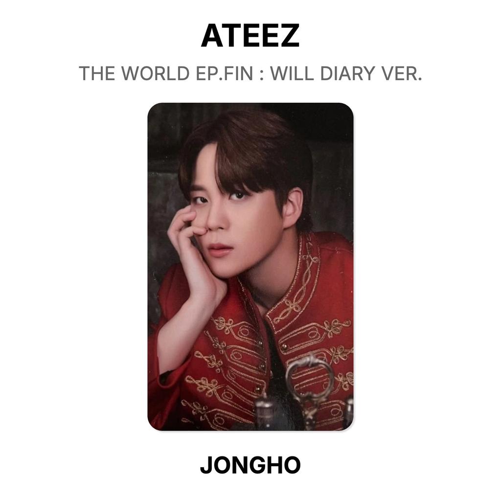 ATEEZ THE WORLD EP.FIN : WILL DIARY VER. Official Photocard