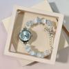Beaded Bead Chain Watch Dopamine Quartz Watch New Bracelet Watch  Women Girls