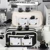 Black Cat Nine Layer Pencil Case For Girls Multifunctional Clear Stationery Box High Aesthetic Value For High School Students