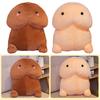 Plush Doll Prank Interesting Shape High Resilience PP Cotton Multi Size Funny Plush Stuffed Toy Throw Pillow for Daily Life