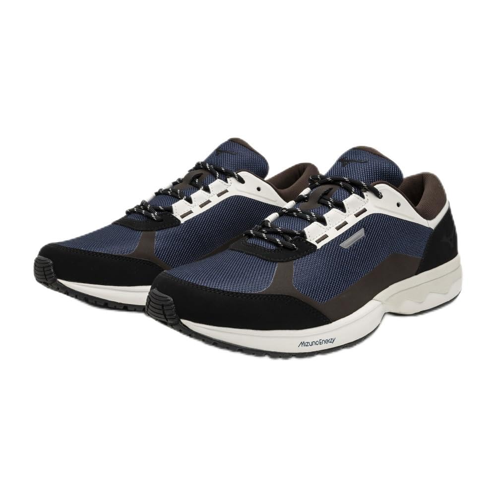 Mizuno WAVE CrossE Energy Walking Wide Casual Size 3E XE-1 Shoes, Lightweight, Fit, Sneakers, Blue/Black, 26.0 cm,