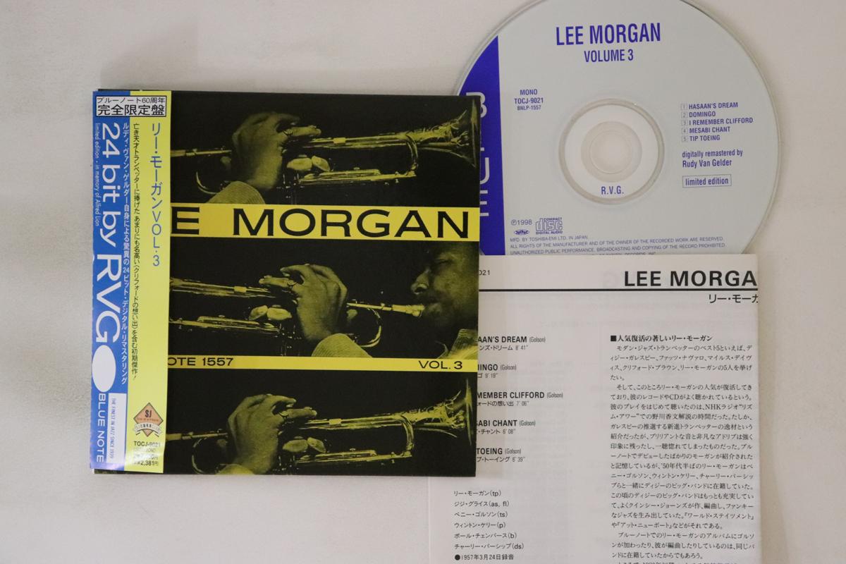 

CD LEE MORGAN - Vol. 3 TOCJ9021 BLUE NOTE 1998 Japan Obi Jazz Used