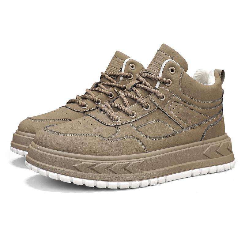 Martin Boots Men's Shoes Autumn and Winter New Men's Sports and Leisure Construction Site Work Thick-soled Wear-resistant Tooling Labor Insurance
