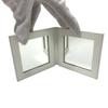 HERMES folding Foldable Compact Mirror Hand Mirror mirror Vogarribar White