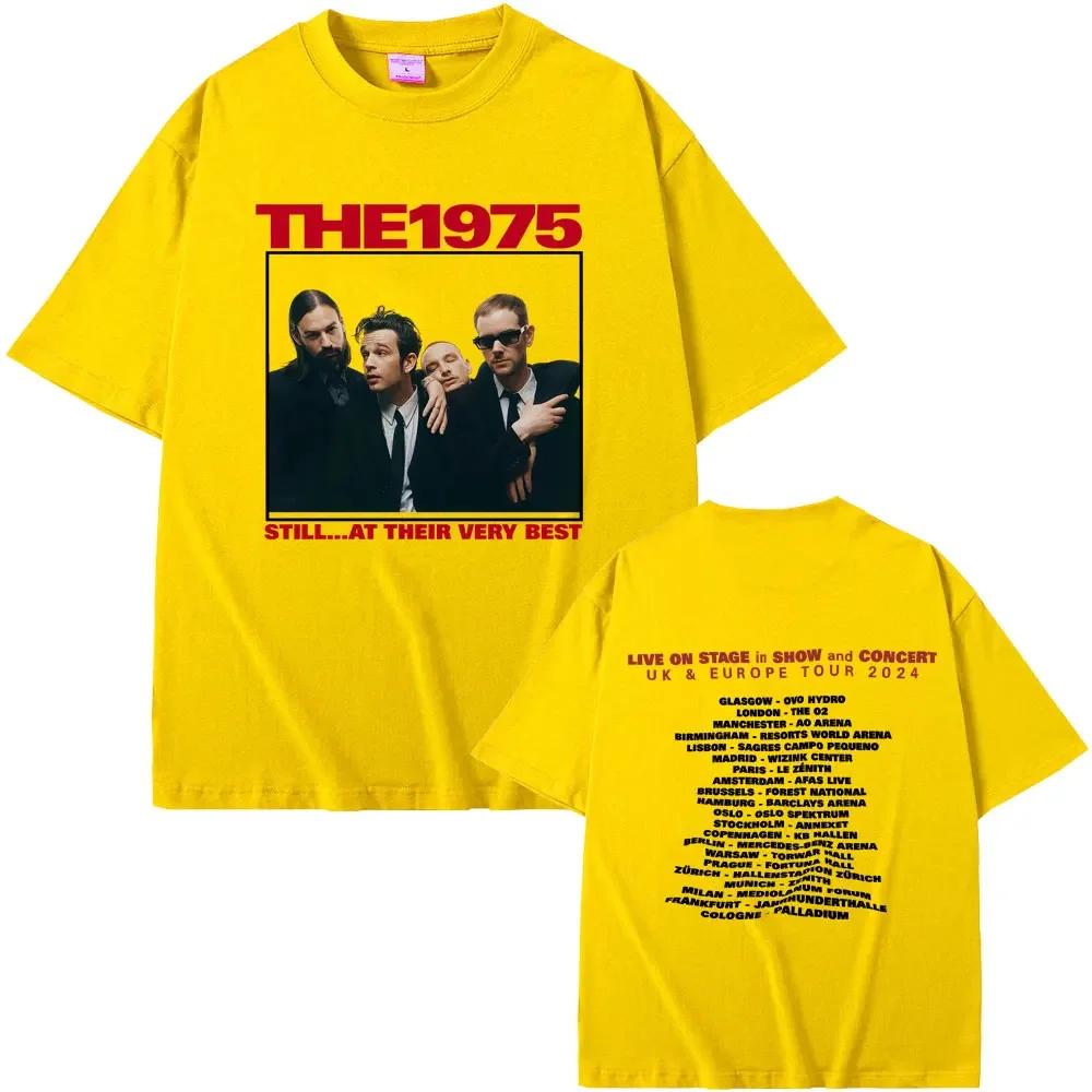 Alternative Rock Band The 1975 Still At Their Very Best Uk  Europe Tour 2024 Tshirt Unisex Wounisex Casual Cotton Vintage T Shirts B