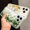 INS Floral Pattern Case For iPhone 17 Pro Max For iPhone 16 15 14 13 Pro Max Luxury Hybrid TPU+PC Clear Back Hard Cover