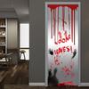 Spooktacular Halloween Decoration Blood Handprint Door Sticker For Ghostly Home Setup