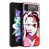 Cover Per Samsung Galaxy Zflip3 Zflip Z Flip 3 5g Z Flip 4 Flip3 Zflip4 Zflip Cover Rigida in PC Stampa a Colori Demon Slayer