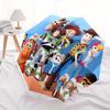 1pc Toy Story characters,cowboy theme Automatic Folding Umbrella: Compact 8-Bone Design Cartoon Outdoor Travel Companion, Business Umbrella,