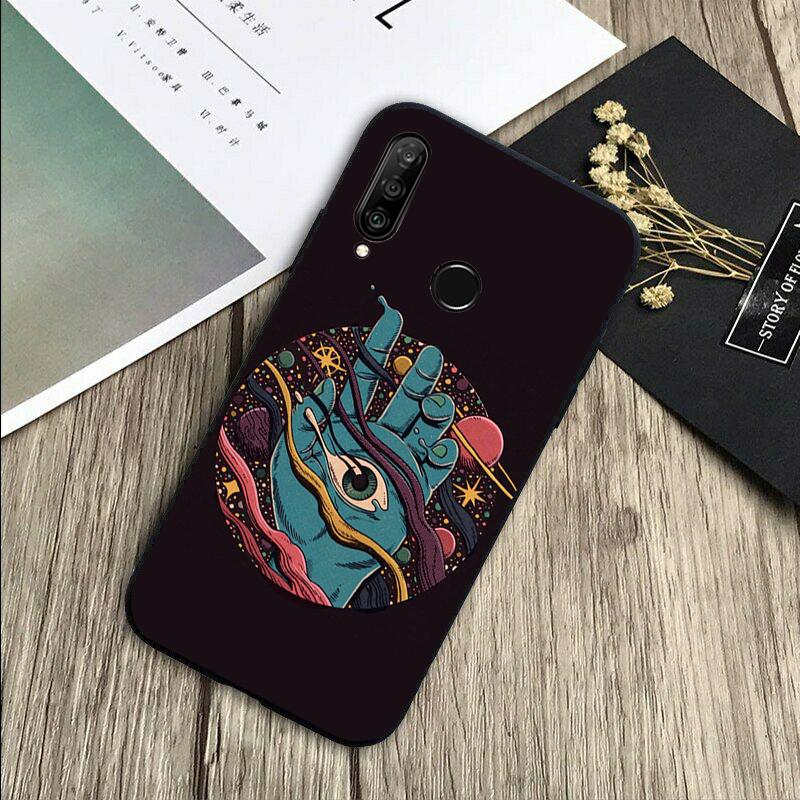 Hands with eyes For Huawei Nova 8i 11i 12i 12s 9 10 SE Y60 Y70 Y90 Y72 Y73 Y61 Y91 P60 Pro P30 P40 Lite Case