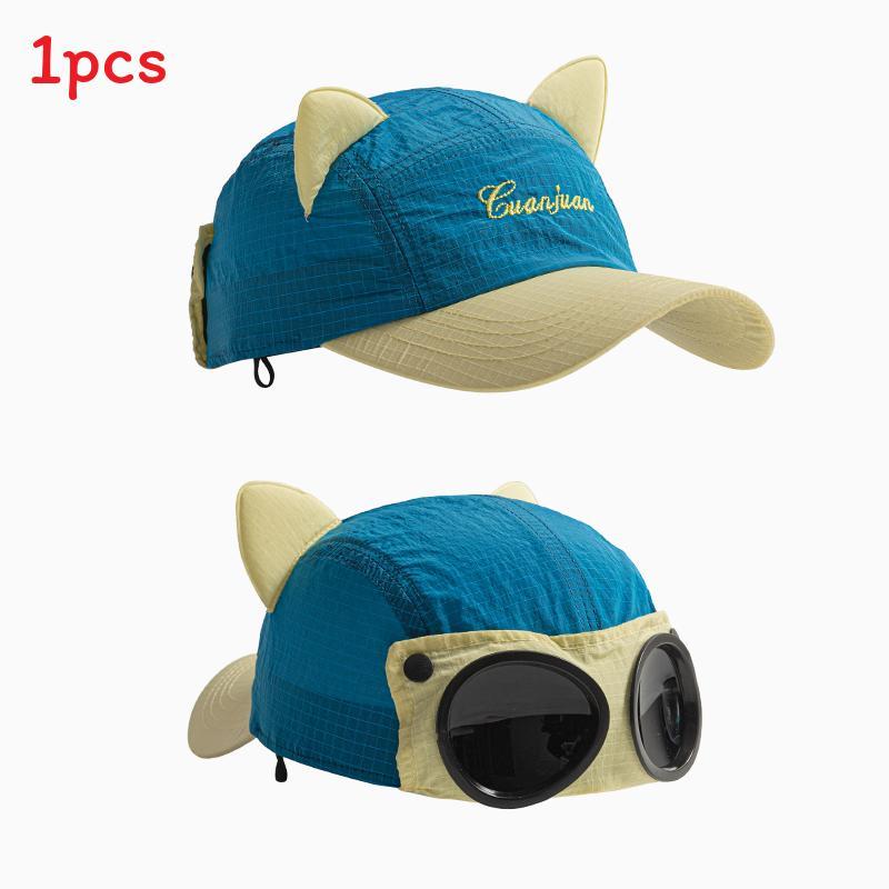 Summer Korean Style Baseball Cap With Sun Protection And Breathable Polyester For Girls