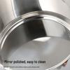 ZLIII 304 Stainless Steel Commercial Soup Pot with Lid