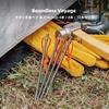 Boundless Voyage Tent Pegs 4/8/12 Pack - Titanium Alloy - Camping - Ti4005P (8 Pack)