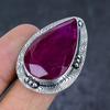 Ruby(Simulated) Gemstone 925 Sterling Silver Jewelry Gift Ring Size 7.5 u6b41