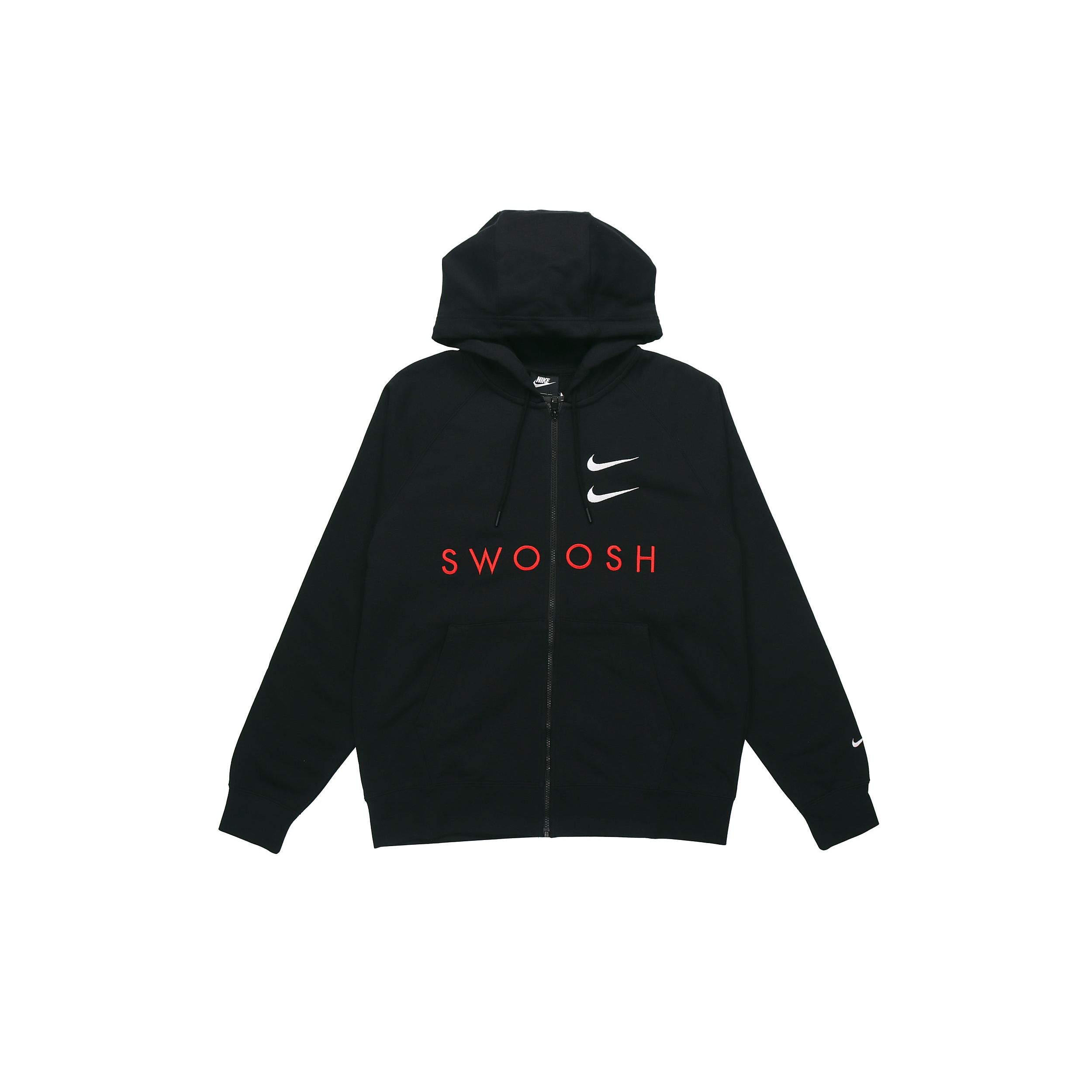 Nike Sportswear Swoosh Full-Zip Hoodie Black CT7363-010 M