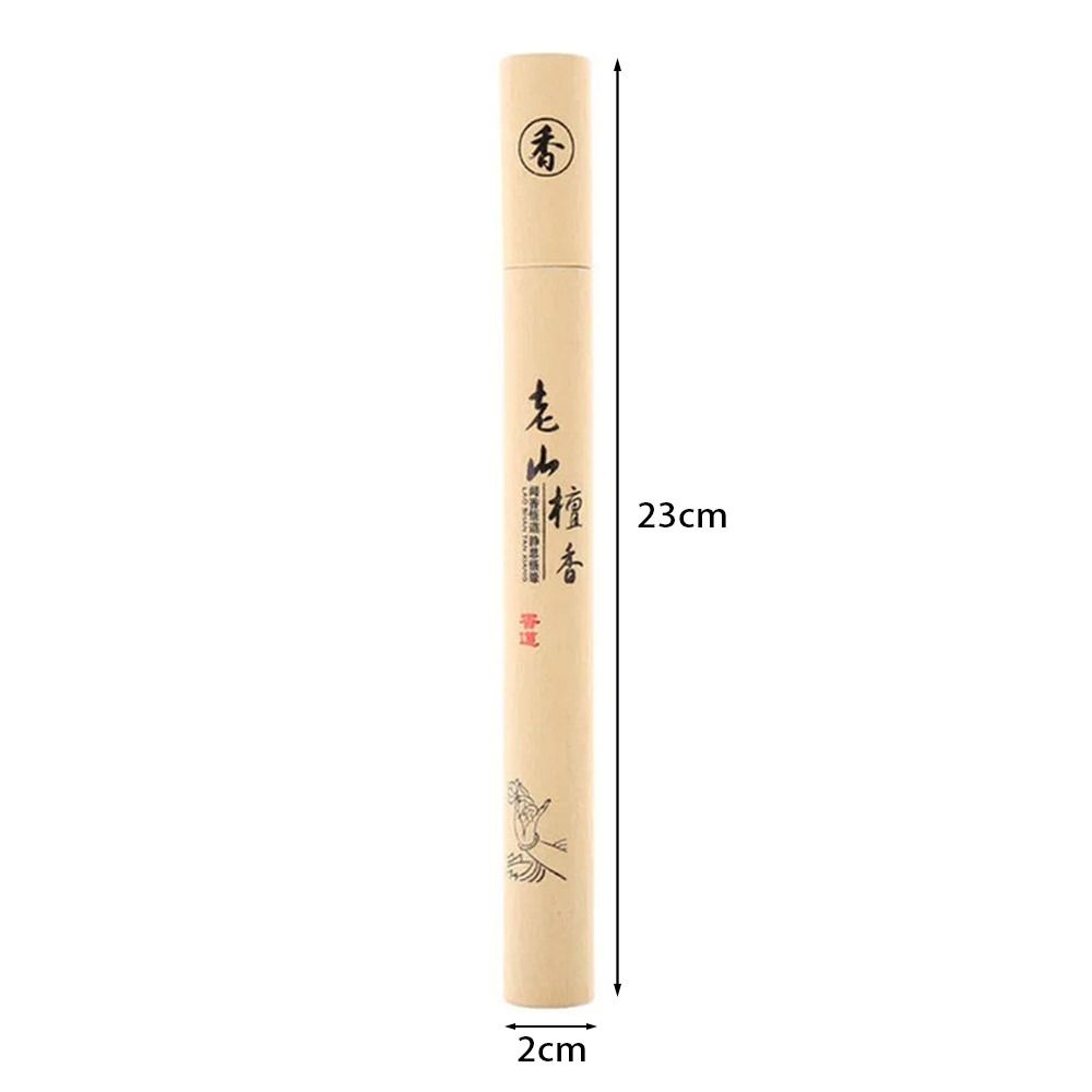 1/2Box Sandalwood Mugwort Scent Incense Stick Tranquilize Mind Home Office Bedroom Refreshing Scent Sleeping Aiding Natural