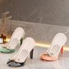 High Heels Soap Box Creative Home Bathroom Toiletries Desktop Soap Box Light Luxury Suction Cup Drain Storage Shelf Decoration