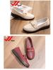 2025 New Spring & Autumn Non-Slip Soft Sole Leather Shoes for Middle-Aged & Elderly Women