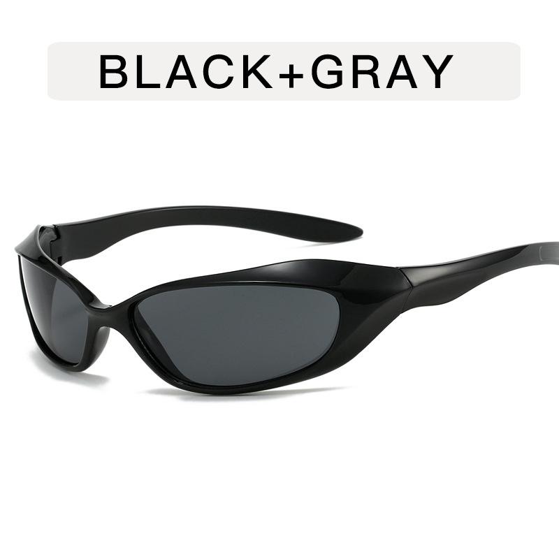 Punk Style Women's Sun Glasses Y2K Stylish Anti-reflective Designer Sunglasses Woman Stage Performance Men Sunglass