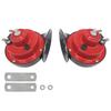 2Pcs 12V/24V Electric Snail Train Horn Waterproof Motorcycles Speaker Loud Car Horn  Universal