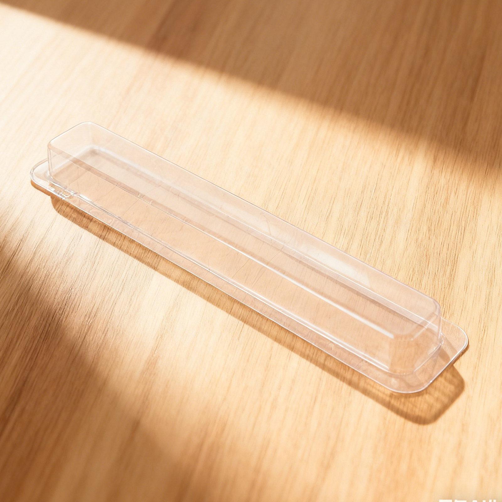 

30Pcs Clock Hands Protector Transparent PVC Quartz Wall Clock Pointer Cover Dustproof Anti-Squeeze Storage Box 18.3x3.7x2cm