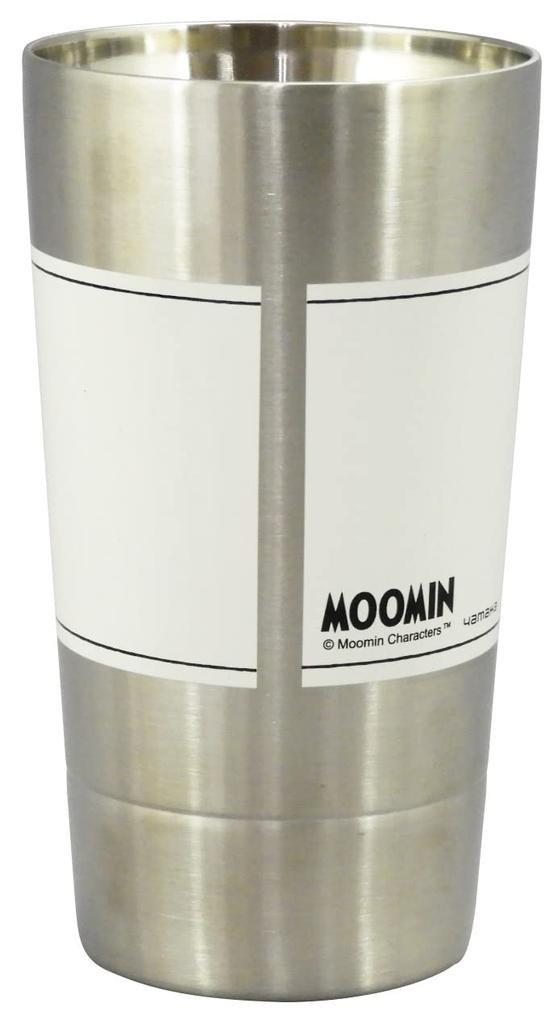 MOOMIN Stainless Steel Double Cream Moomin Nordic Day Wedding Tumbler, Walled, Approx. 350ml, White, Merchandise, Style, Mother's Gift, Tableware,