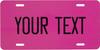Custom Aluminum Car Tag Personalized Front License Plate Metal Wall Decor for Garage