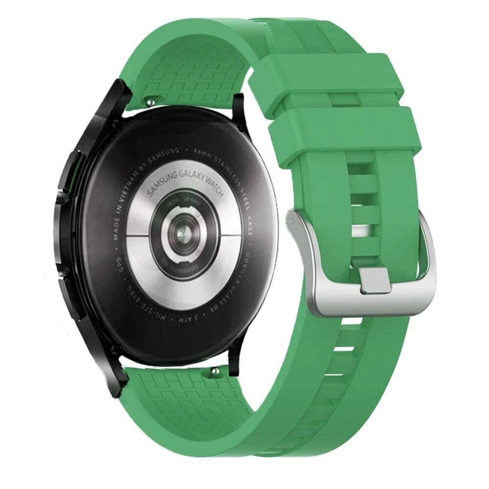 20 mm 22 mm klokkerem for Samsung Galaxy watch 5/pro/4/classic/Active 2 Silicone Sport armbånd huawei watch gt 3-pro-2-2e strap