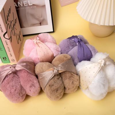 New Folding Earmuffs for Winter Women's Plush Student Cute Cold-proof and Warm Headband Type Earmuffs Ear Warmer Earbags