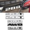 3D Metal 28T 40T AWD Displacement Car Sticker For Labeling XT5 ATSL XTSCT6 Modified Accessories