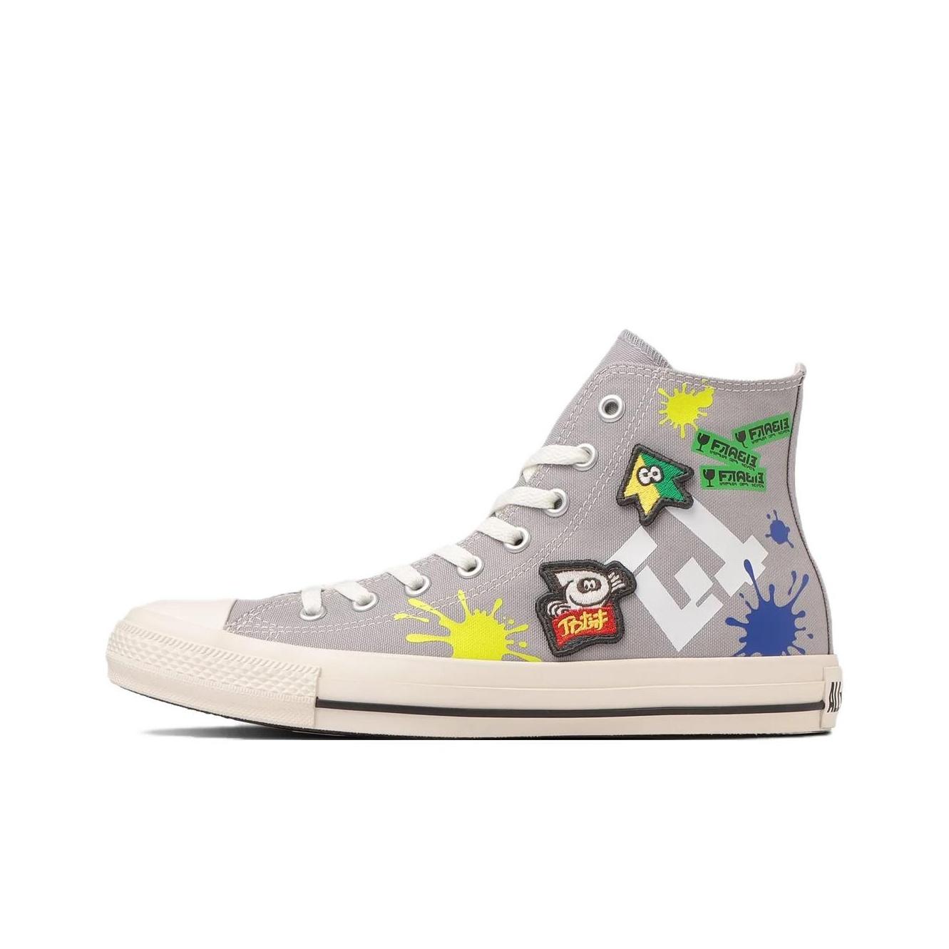 

Converse Splatoon 3 X All Star LC HI Высокие парусиновые кеды Унисекс Серый 31312950210 38