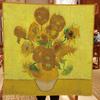 Silk Scarf Women Sunflowers Print Square Scarves Head Echarpes Silk Foulards Femme Wraps Beach Shawls Bandana Lady Hijabs 90CM