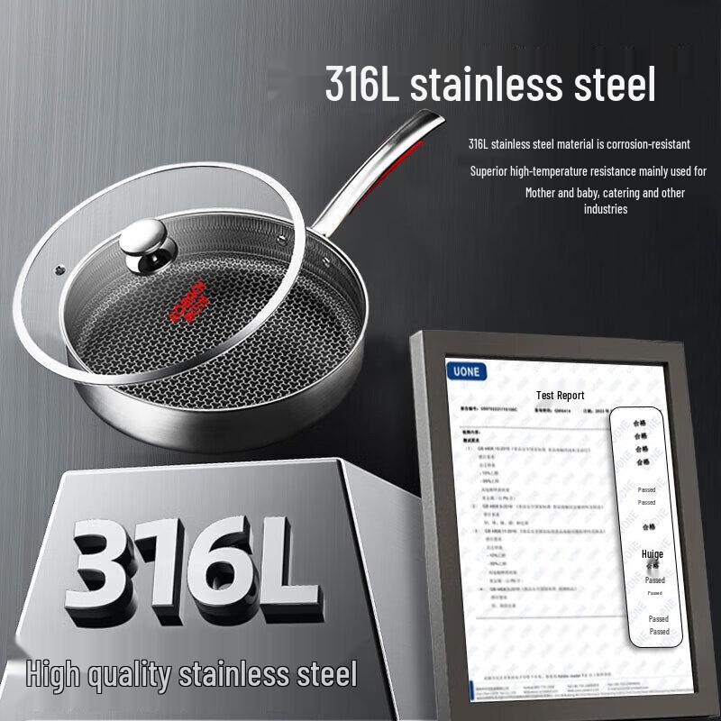 Kambach 316L Stainless Steel Non-Stick Frying Pan