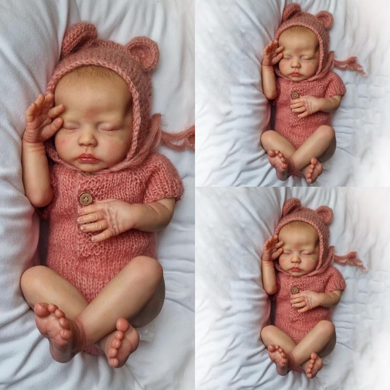 19in Npk Lifelike Reborn Baby Dolls Realistic Newborn Full Body Real Life Toys