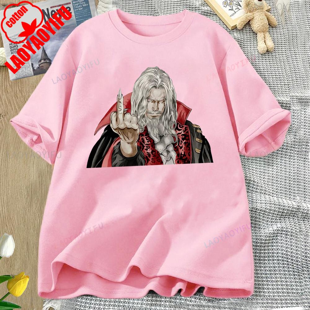 Castlevania Alucard Printed T-shirt Tops Castlevania Alucard Two-dimensional Casual for Daily Wear and Casual Outings