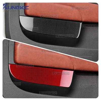Mjuk kolfiberdekal för Abarth 595 695(2012-2024)/Fiat 500 500C(2008-2024)/Fiat 500E(2013-2019) Vänsterstyrd Högerstyrd Bil Dörrlist