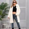 Women's Faux Fur Coat Top Plush Lapel Coat Long Fashion Autumn And Winter New Style