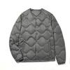 Men's Lightweight Portable Down Jacket with Curved Stitching