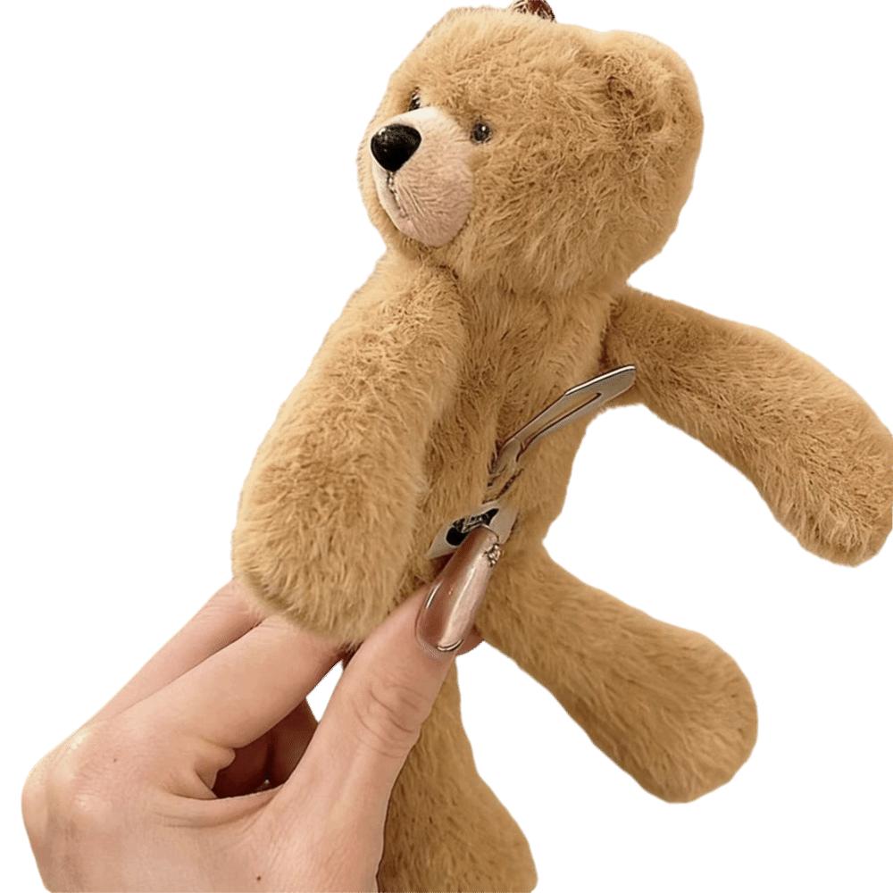 

Sweet Cartoon Plush Hair Claw Elegant Cute Hair Accessories Bear Hair Clip Children s Hairpin Style A